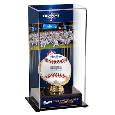  2023 MLB World Series Champions Sublimated Display Case with Image