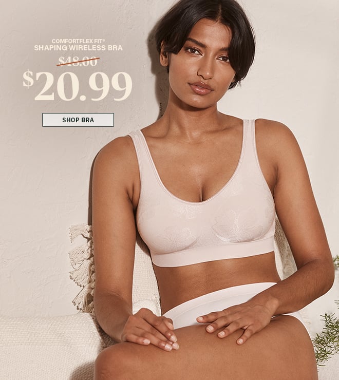 Comfort Revolution ComfortFlex Fit Shaping Wireless Bra