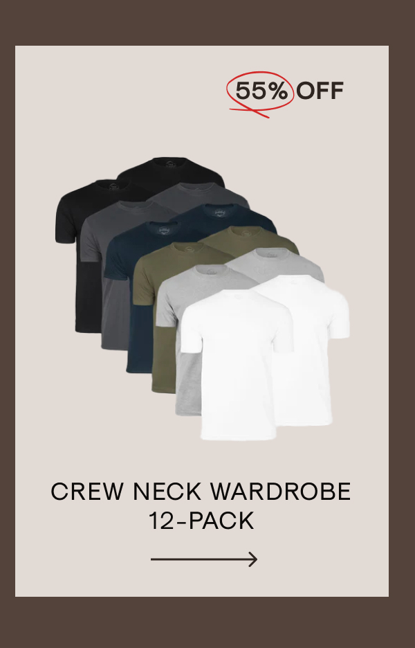 Crew Neck Wardrobe 12-Pack