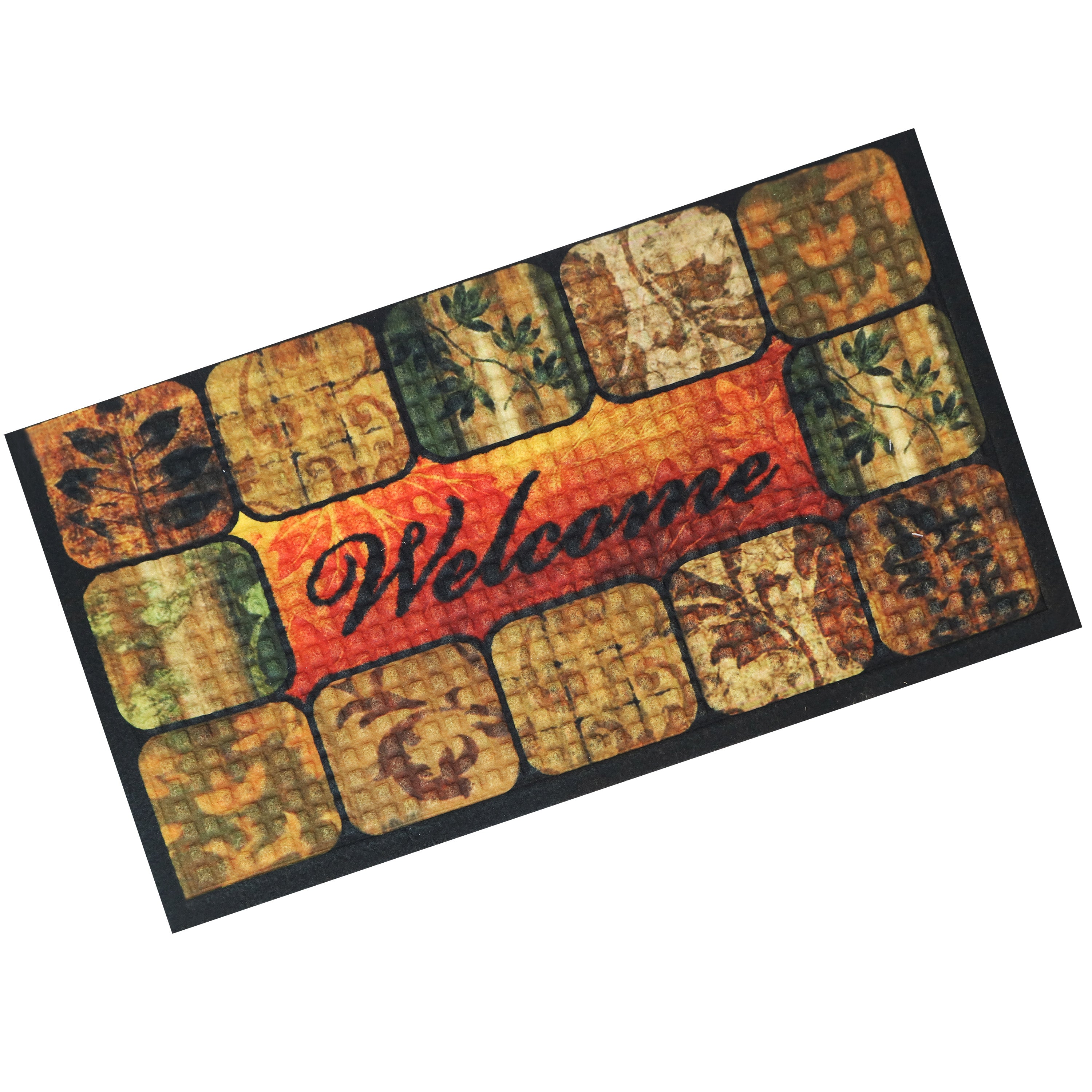 Sunnydaze 17.5" x 29" Indoor Rubber-Back Entrance Mat