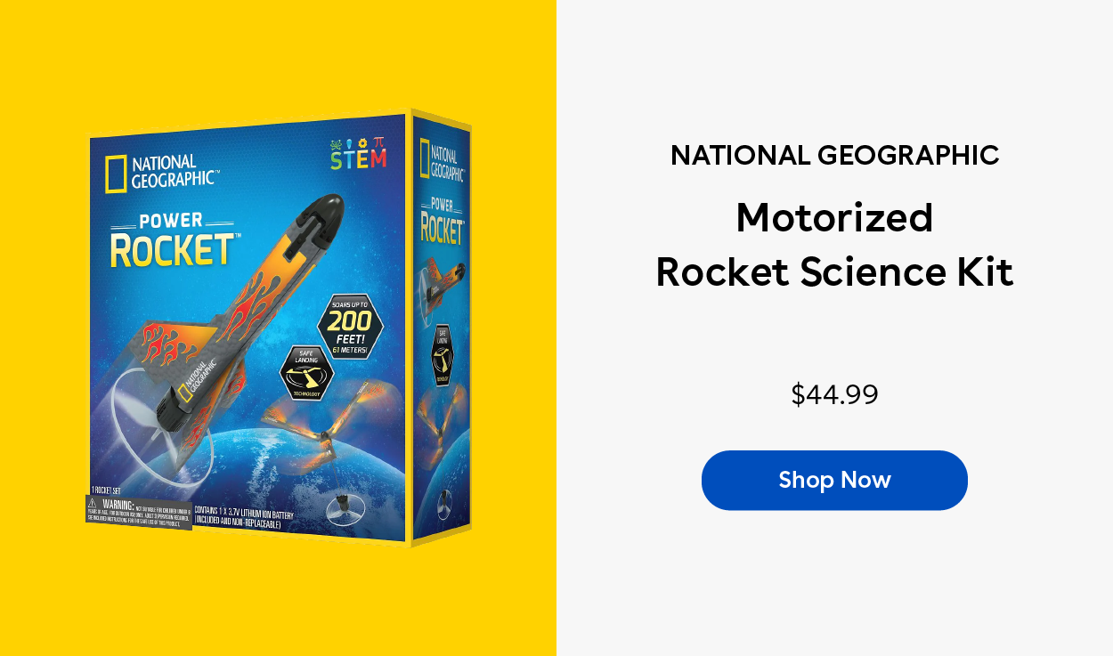 National Geographic Motorized Rocket Science Kit $44.99 Shop Now