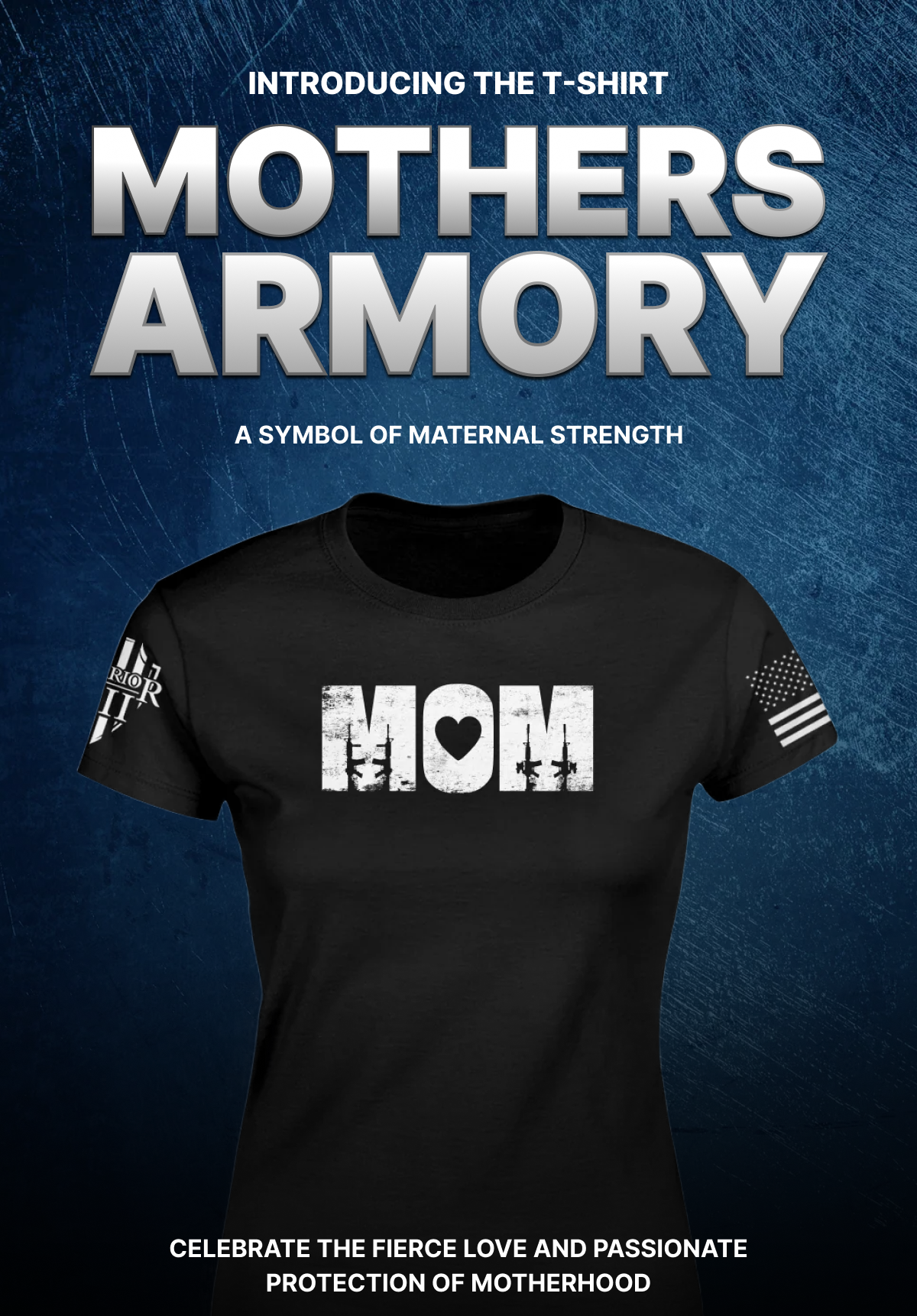 Introducing the t-shirt 'Mothers Armory' - A symbol of maternal strength - Celebrate the fierce love and passionate protection of motherhood