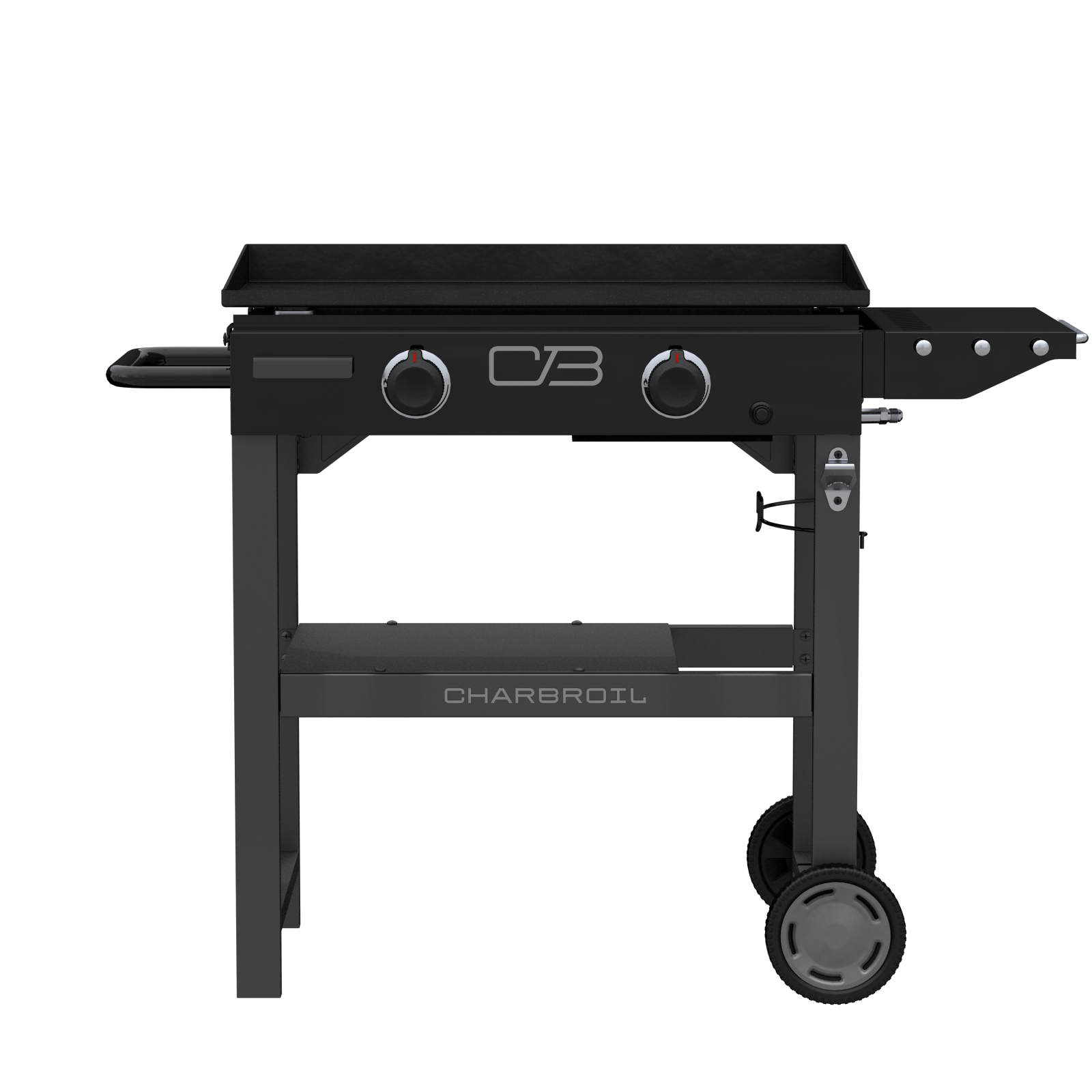 Image of 28" Performance Series™ Propane Gas Griddle with Cart 2 Burner Flat Top Grill