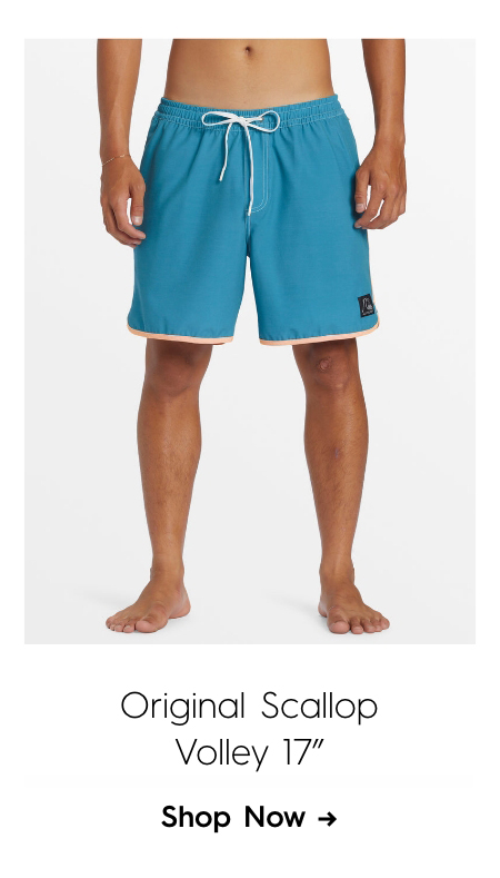 Original Scallop Volley 17" Boardshort