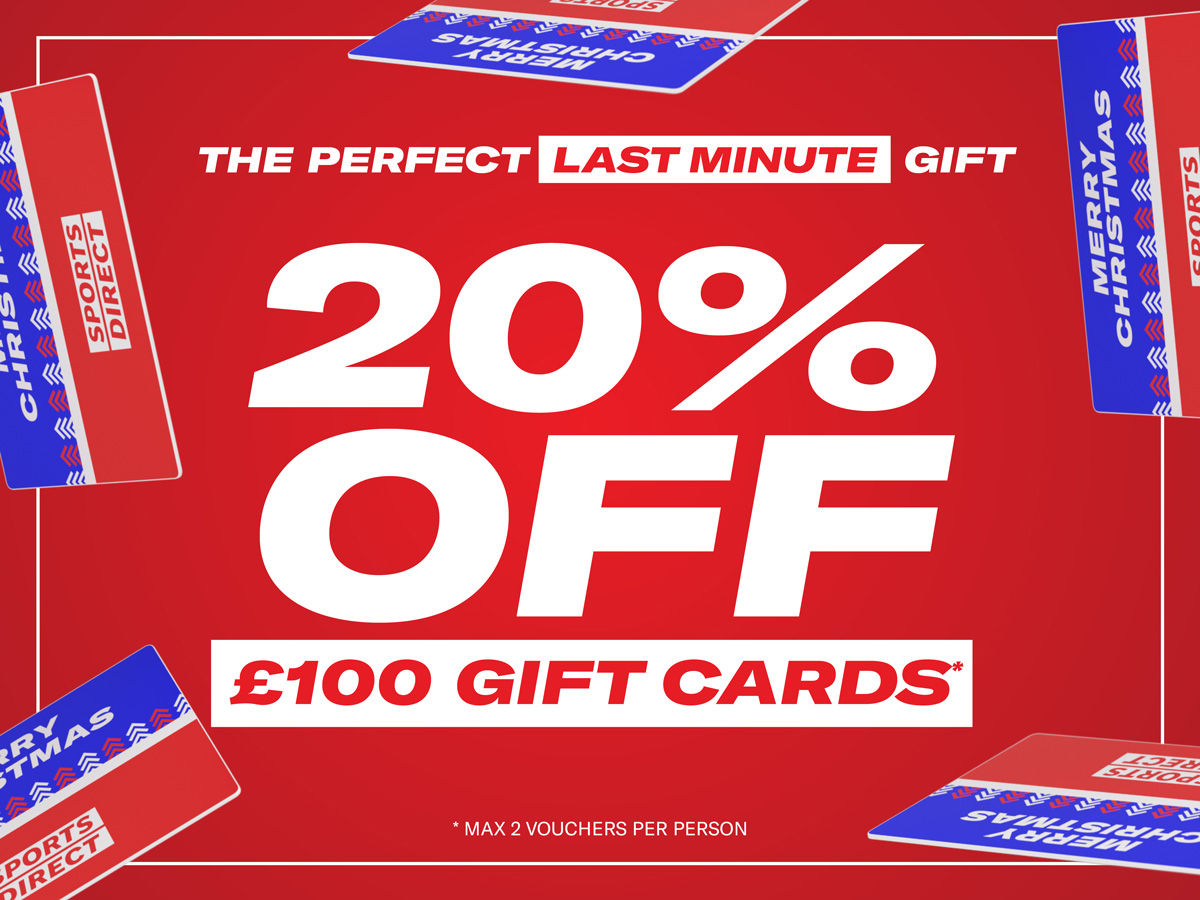 The Perfect Last Minute Gift: 20% Off £100 Gift Cards. *Max 2 per customer.