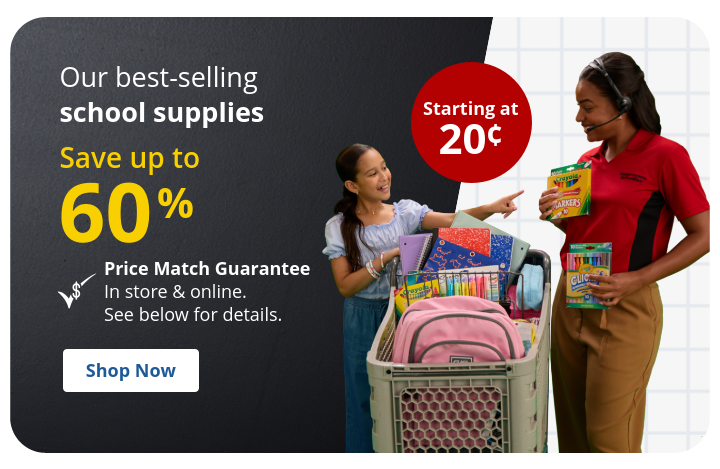 Save up to 60% off on Best Selling School supplies