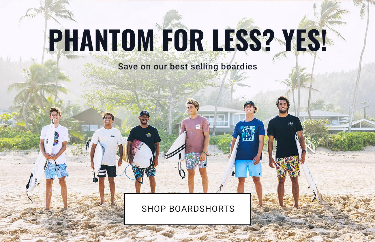 Phantom For Less?! Yes! | Shop Boardshorts