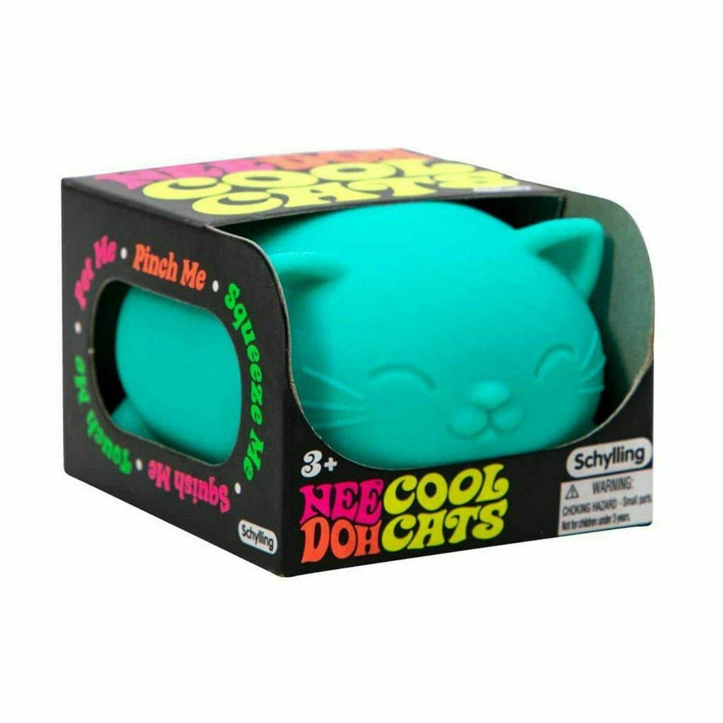 Nee Doh Cool Cats 2.5 Inch Squish Ball Fidget Toy