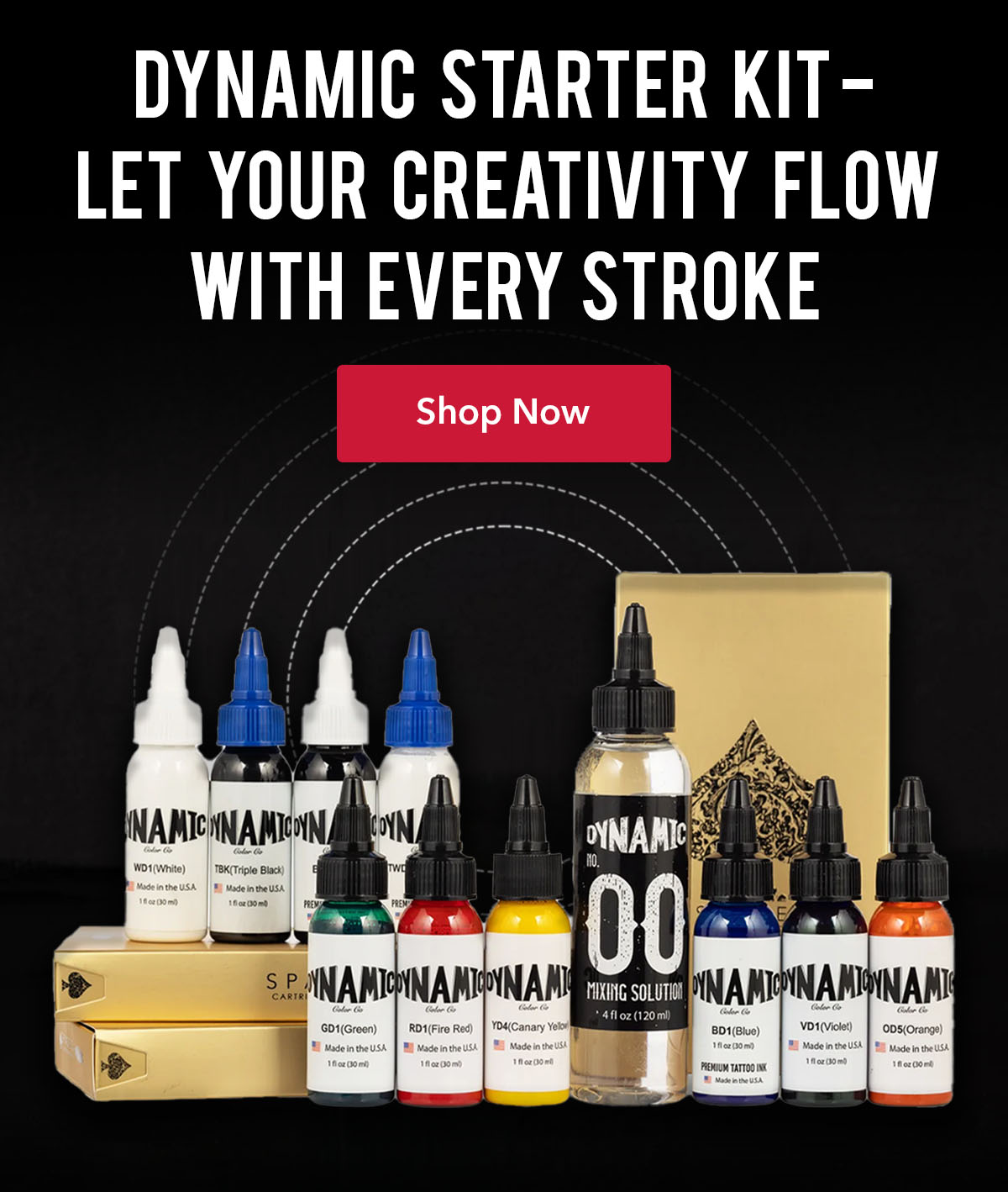 Dynamic Starter Kit. Let your creativity flow with every stroke.