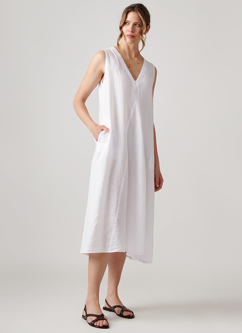 Image of V-Neck Midi Dress