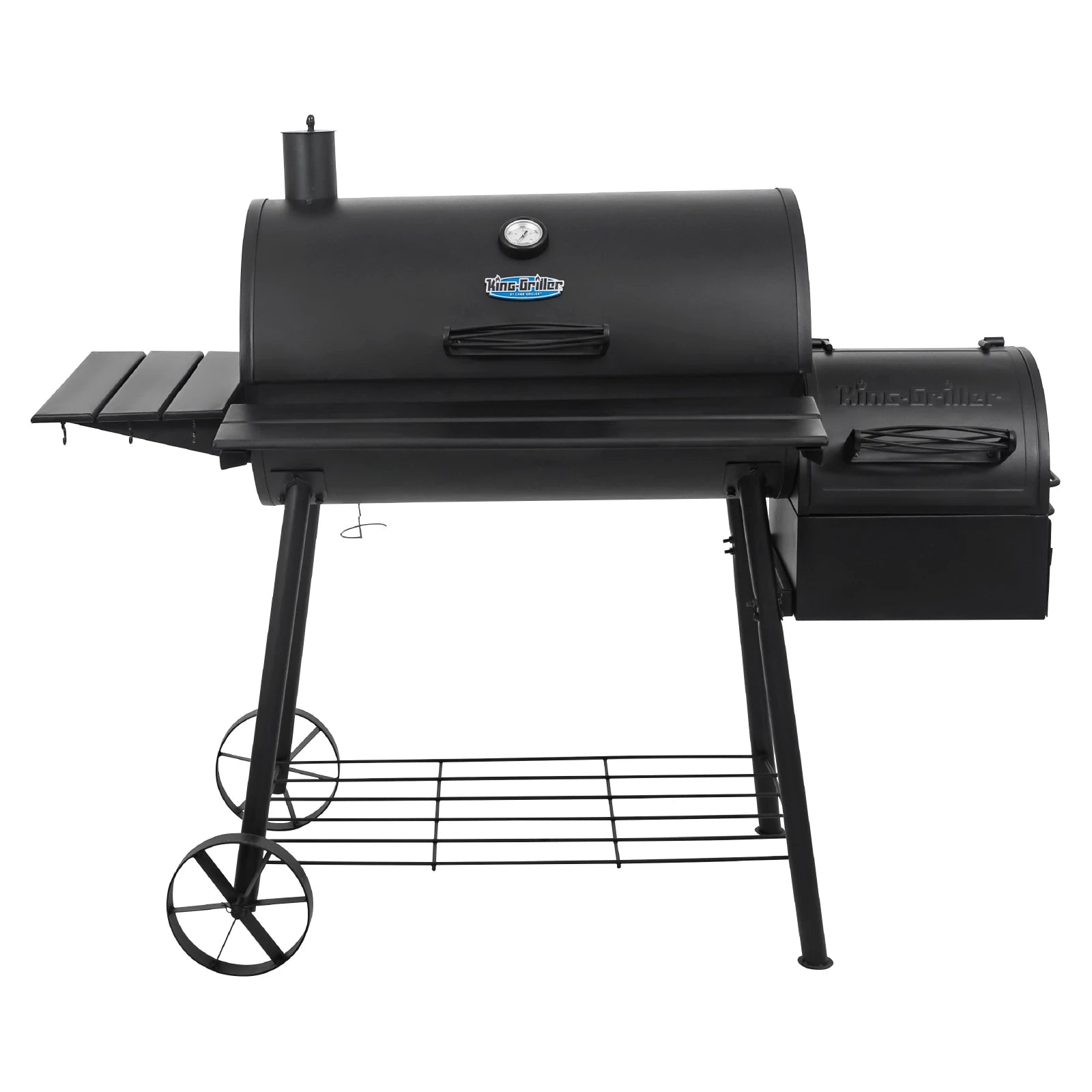 Image of King-Griller Smokin' Ace Charcoal Grill and Offset Smoker