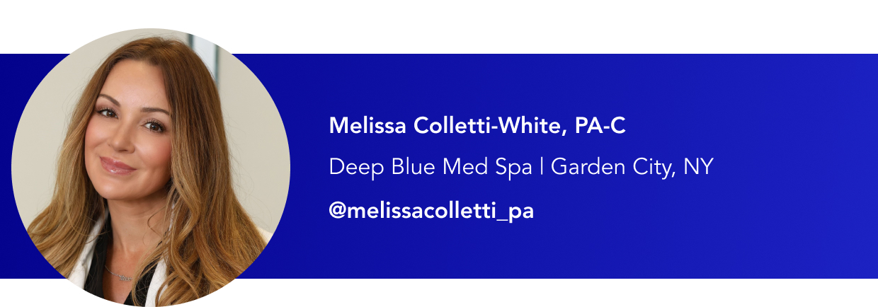 Melissa Colletti-White at Deep Blue Med Spa