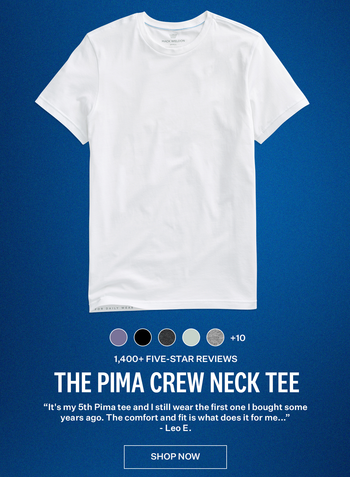 Pima Crew Neck T-Shirt