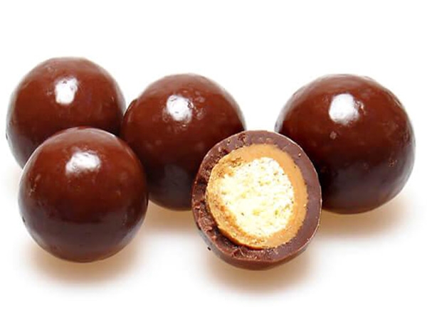 127994 - Milk Chocolate Peanut Butter Malt Balls: 2LB Bag