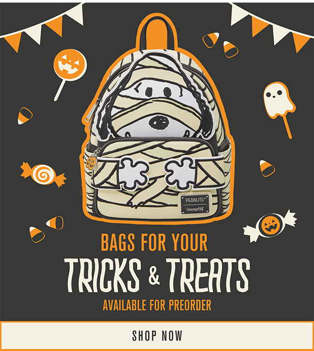 Bags for your Tricks and Treats Available for Preorder. Shop Now