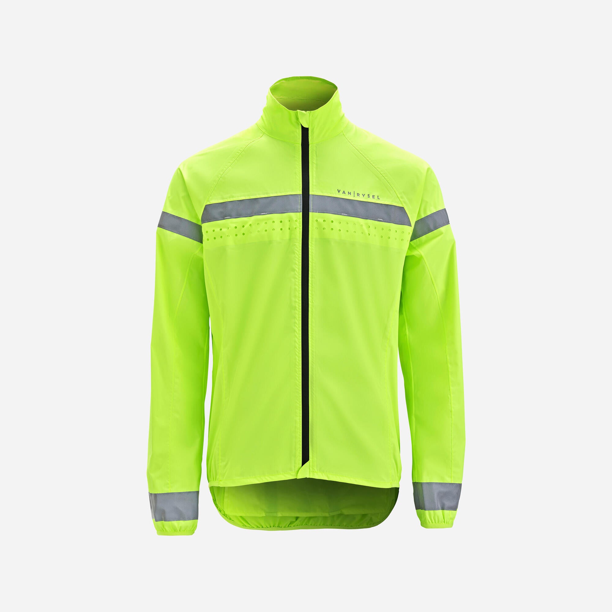 Image of Van Rysel Men's RC120 Long-Sleeved Showerproof Road Cycling Jacket