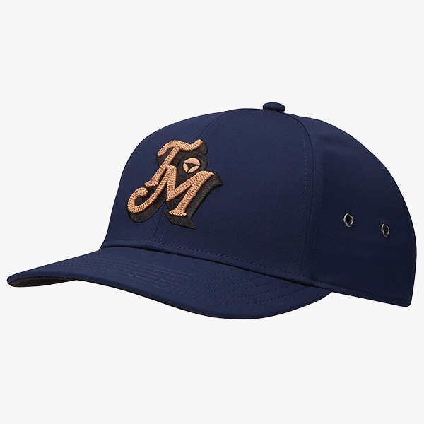 Newport Retro Metal Eyelit Hat in navy blue