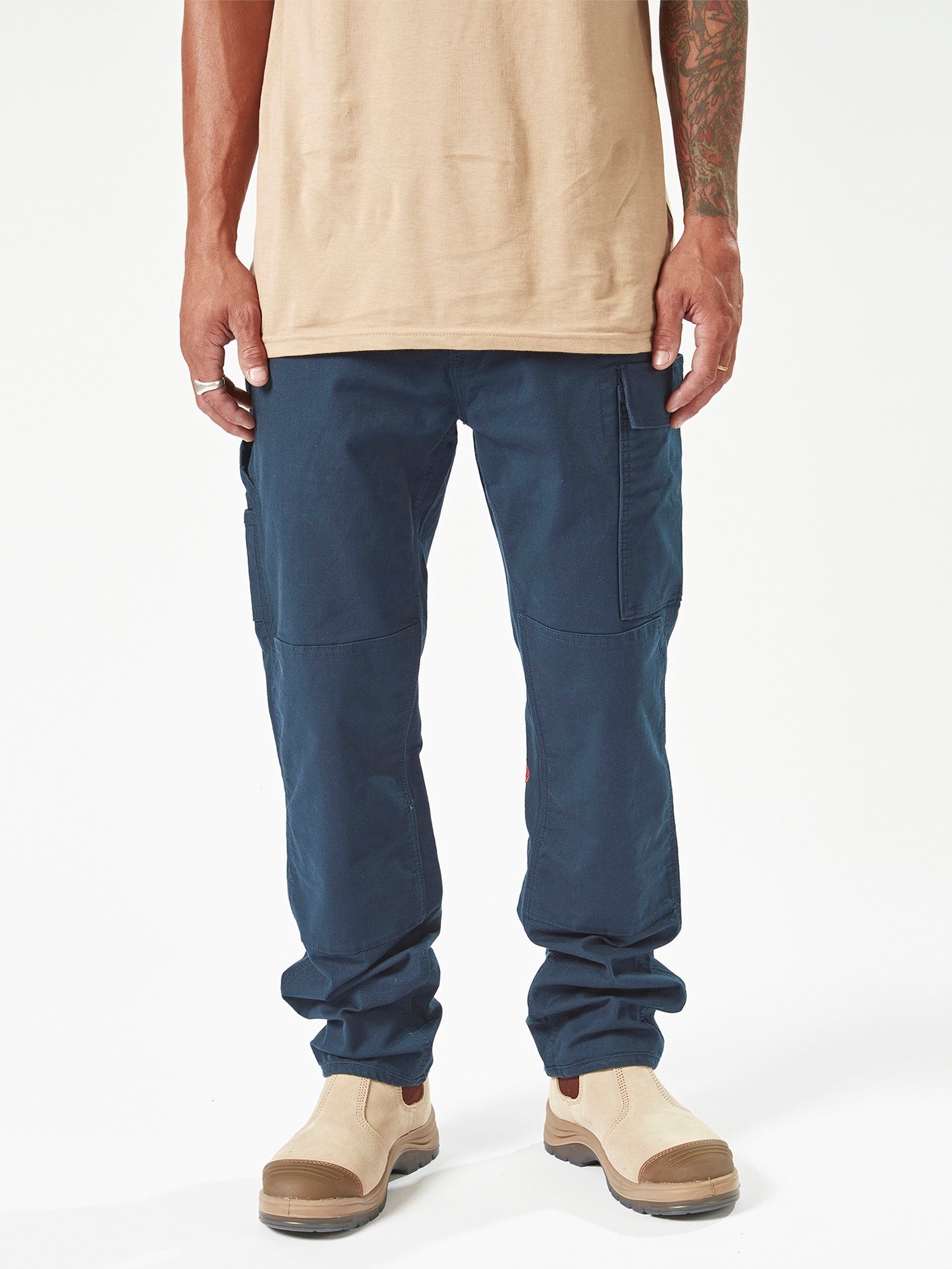 Image of Volcom Workwear Caliper Work Pants - Navy