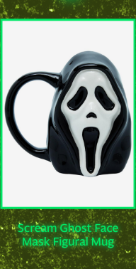 Scream Ghost Face Mask Figural Mug