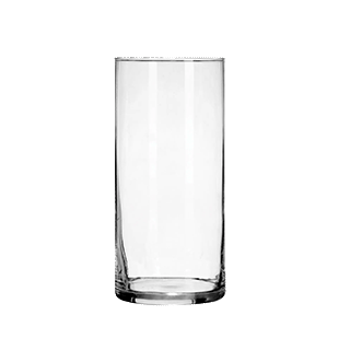 7.25-in. glass cylinder vase