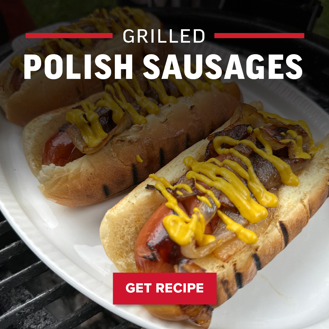 grill polish sausages