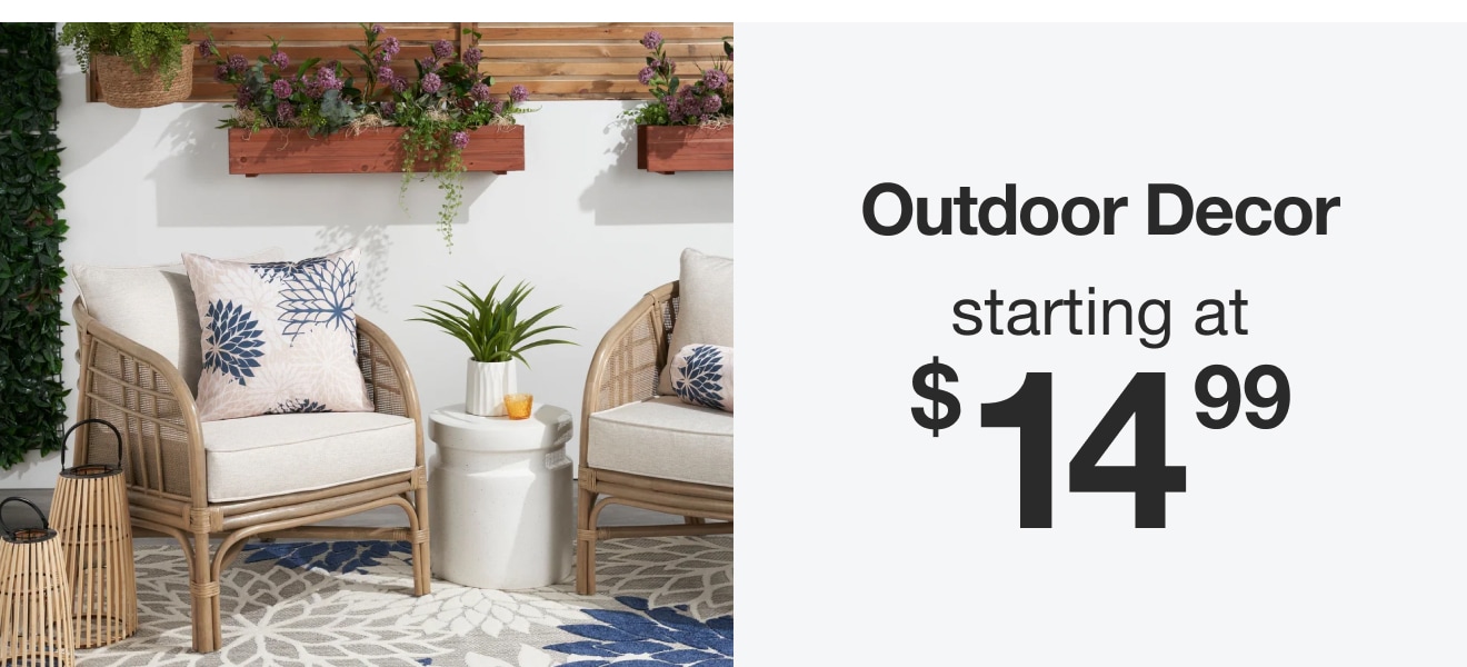 Shop Outdoor DÃ©cor!