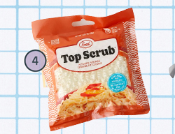 Top Scrub Ramen Noodle Sponge