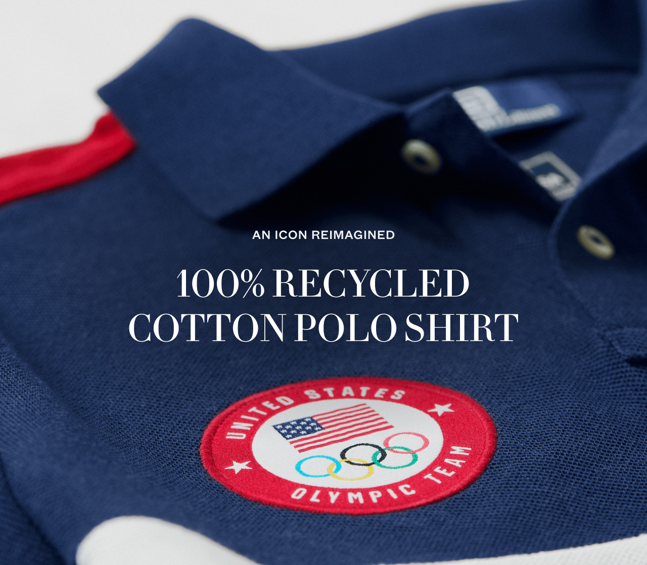 100% Recycled Cotton Polo Shirt