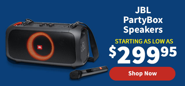 JBL PartyBox Speakers Starting as low as $299.95