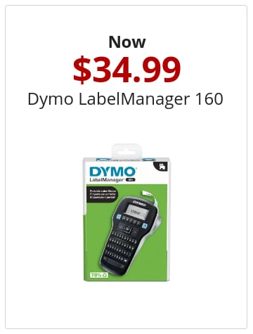 Now $34.99 Dymo LabelManager 160 