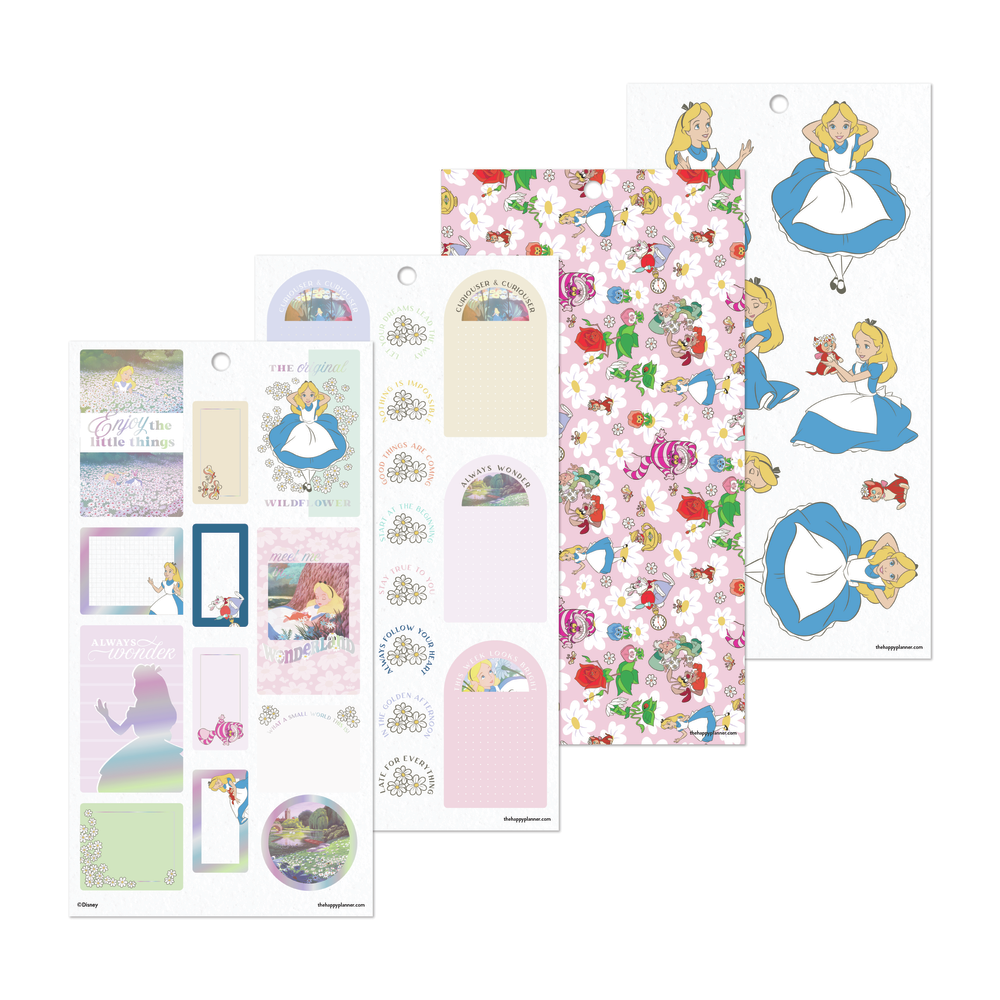 Image of Disney Alice in Wonderland Curious - Value Pack Stickers