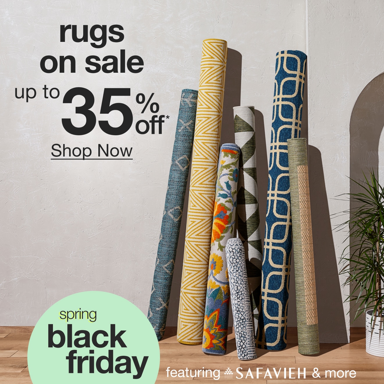 Up to 35% Off Rugs â€” Shop Now!