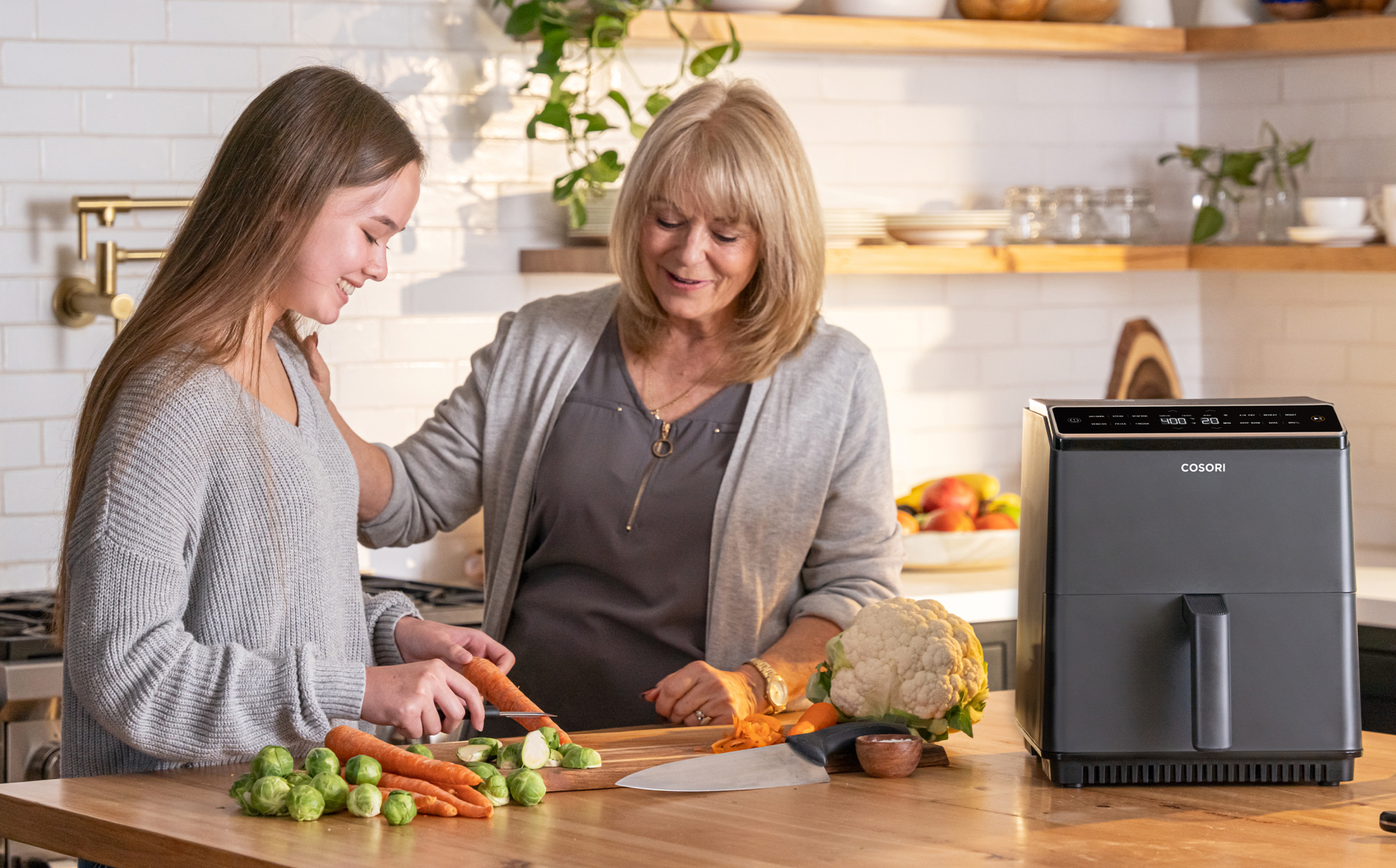 Air fryer in kitchen