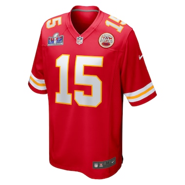  Nike Patrick Mahomes Red  Super Bowl LVIII Game Jersey