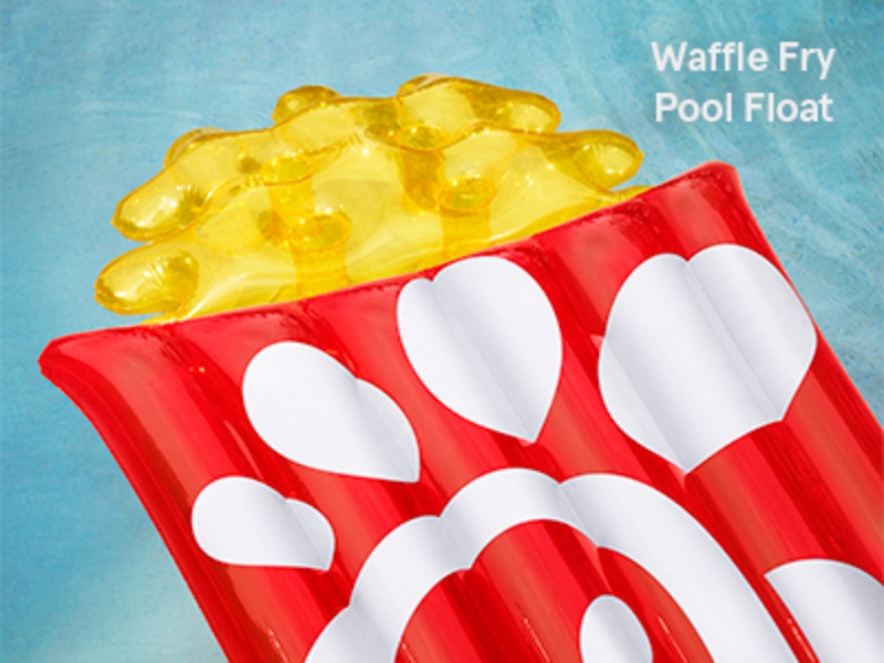 Waffle Fry Pool Float