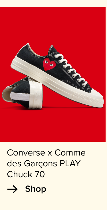 Shop: Converse x Comme des Garçons PLAY Chuck 70