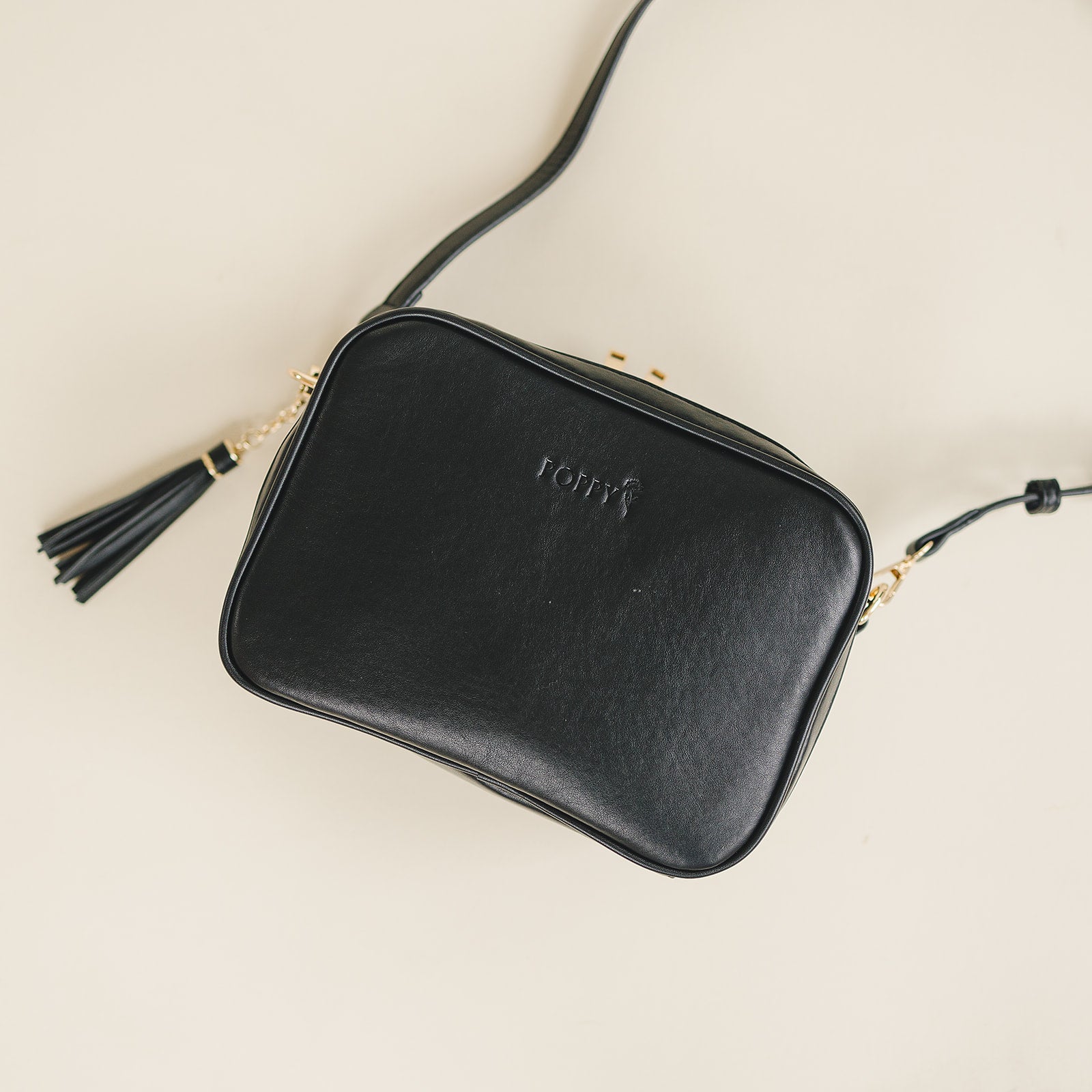 Image of The Poppy Crossbody Diaper Bag - Classic Black