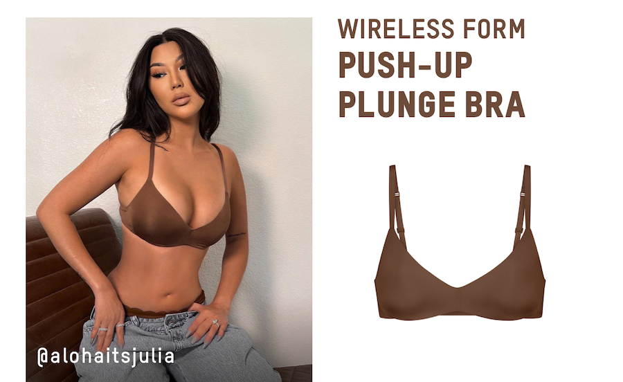 WIRELESS FORM PUSH-UP BRA