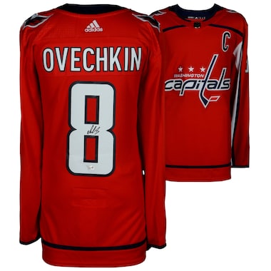 Alex Ovechkin  Autographed Red Adidas Authentic Jersey