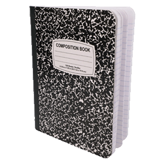 Black composition notebook