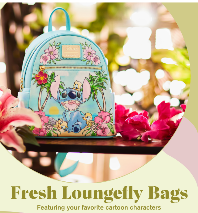 Fresh Loungefly Bags Featuring Your Favorite Cartoon Characters