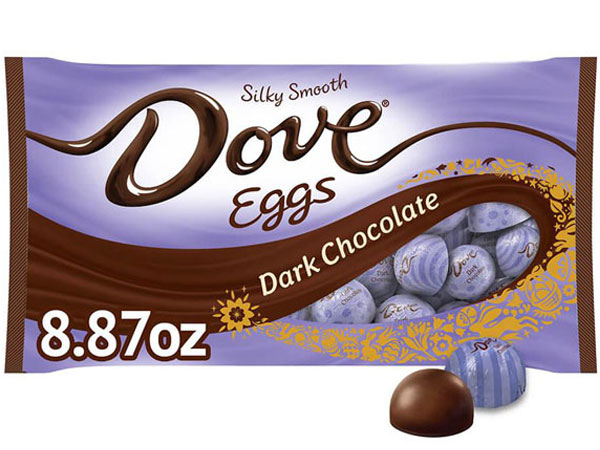 161350 -Dove Dark Chocolate Easter Eggs: 35-Piece Bag