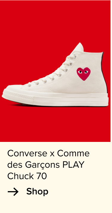 Shop: Converse x Comme des Garçons PLAY Chuck 70