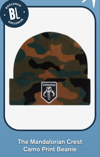 The Mandalorian Crest Camo Print Beanie