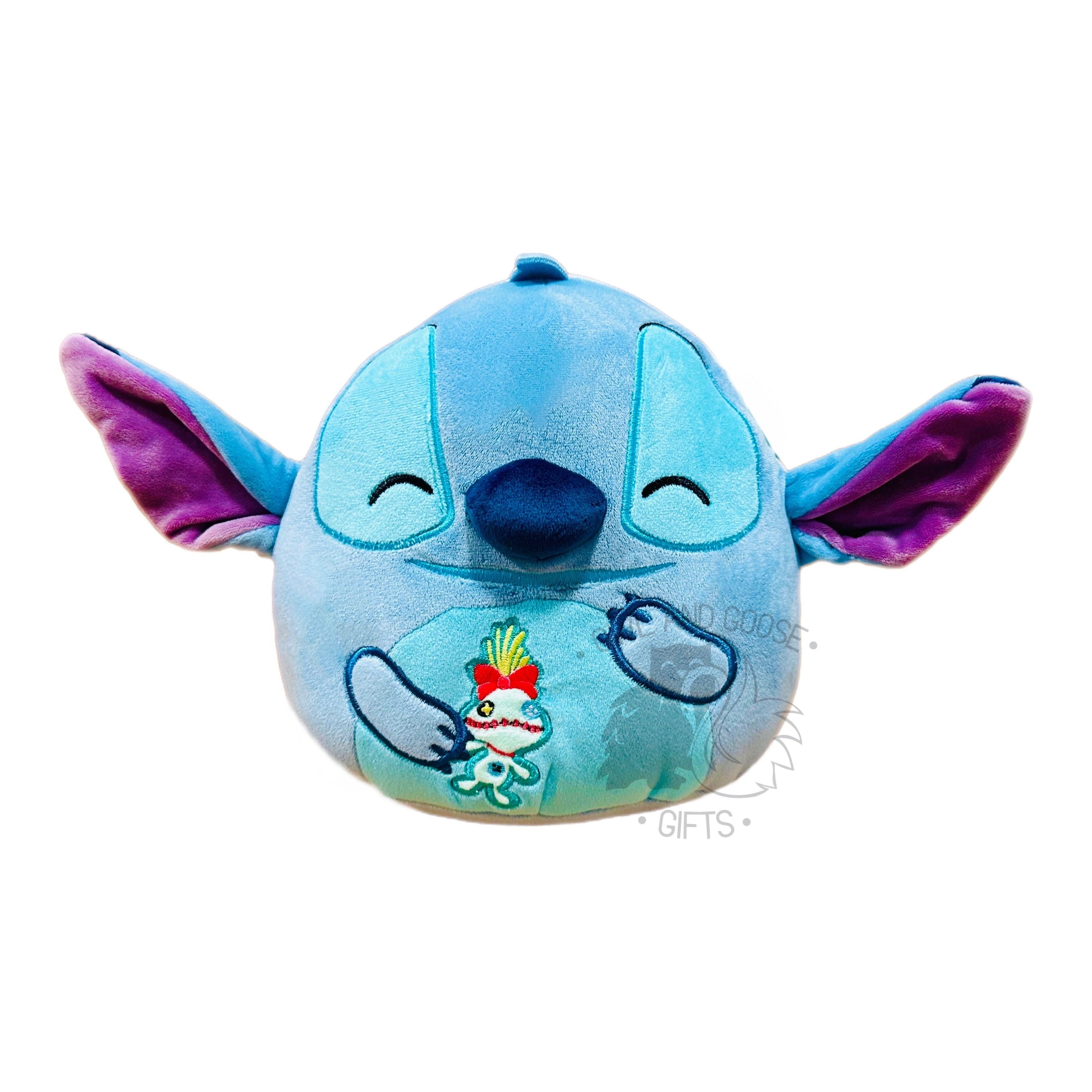 Squishmallow 8 Inch Stitch with Scrump Disney Plush Toy