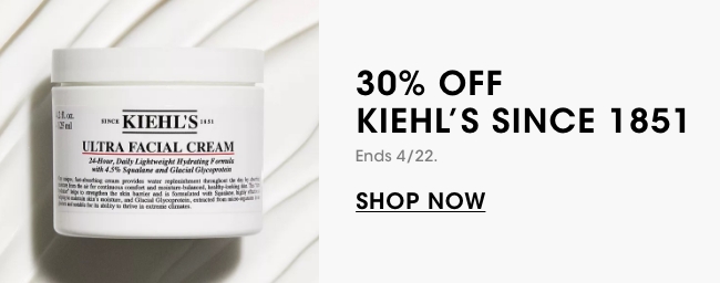 30% off Kiehl's