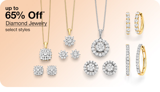 up to 65% off* Diamond Jewelry, select styles