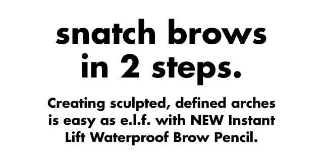 snatch brows in 2 steps