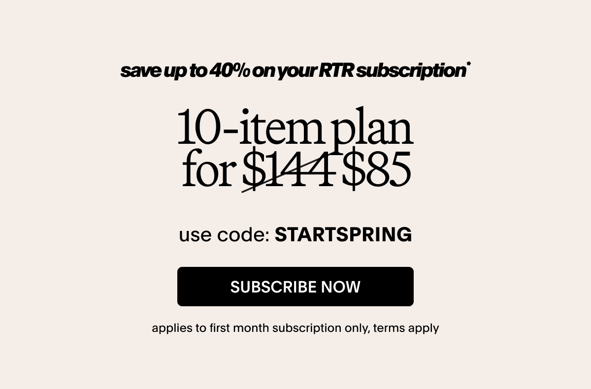 Save up to 40% on your RTR subscription 