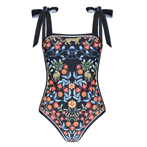 Night Imagination Reversible One Piece Swimsuit